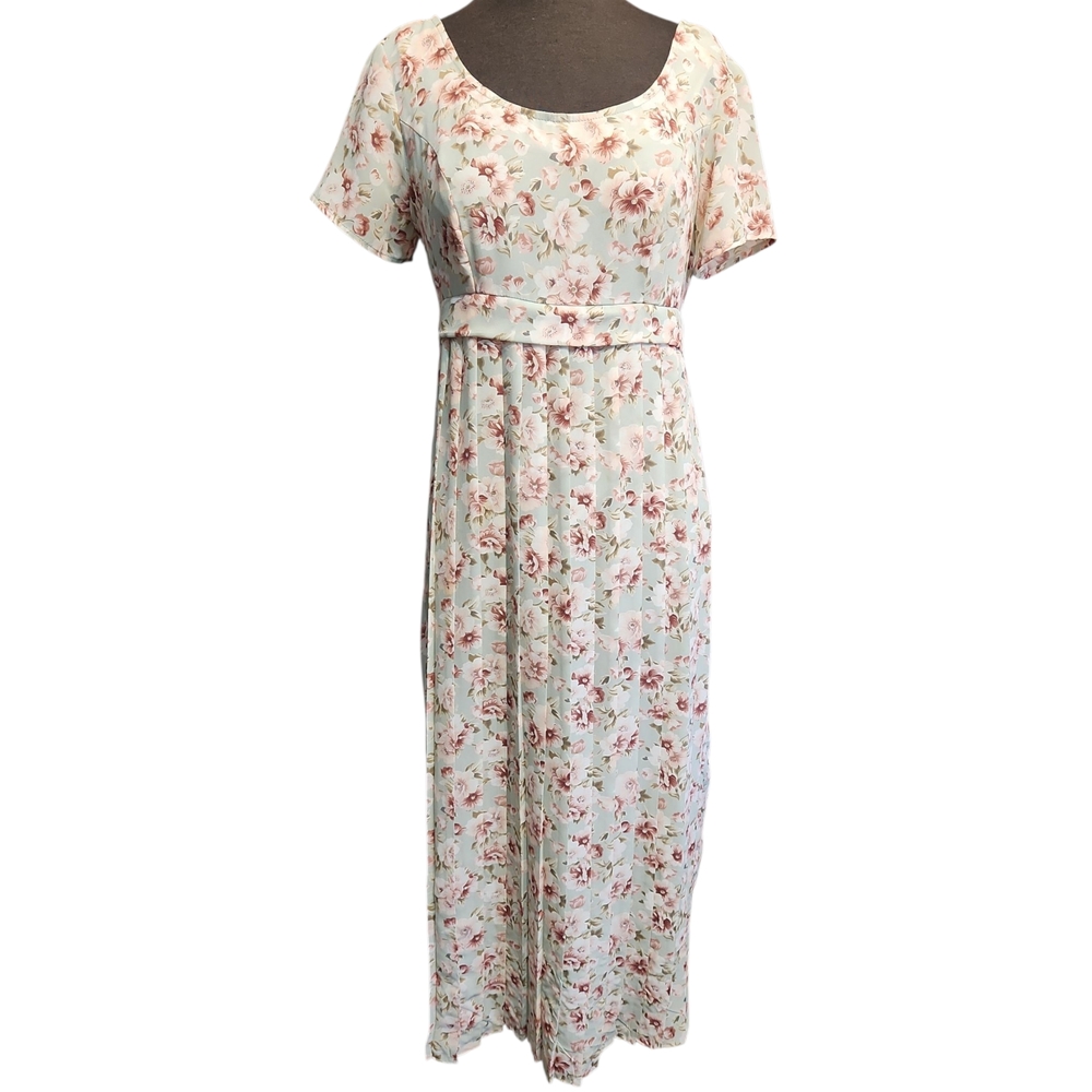 C.W.ROSE Floral Print Maxi Dress SZ 6